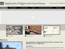 Tablet Screenshot of highlandsofhighworth.co.uk